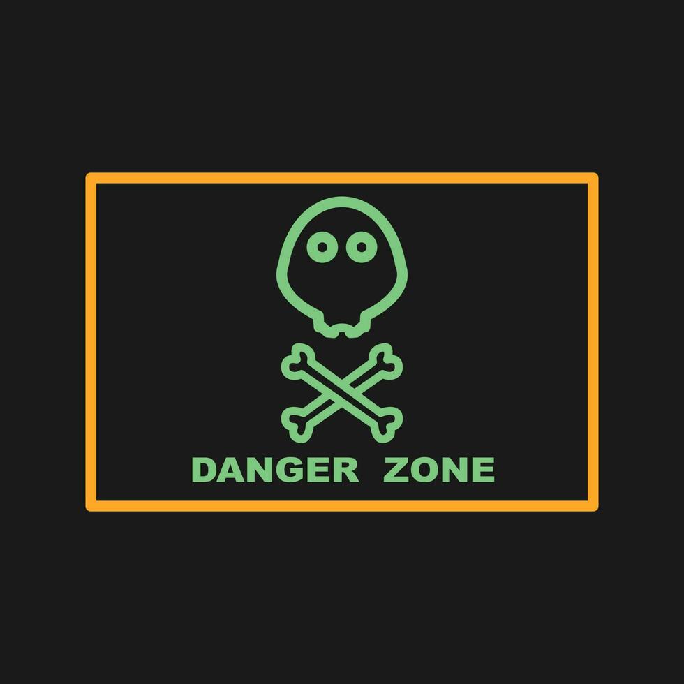 Danger Zone Vector Icon