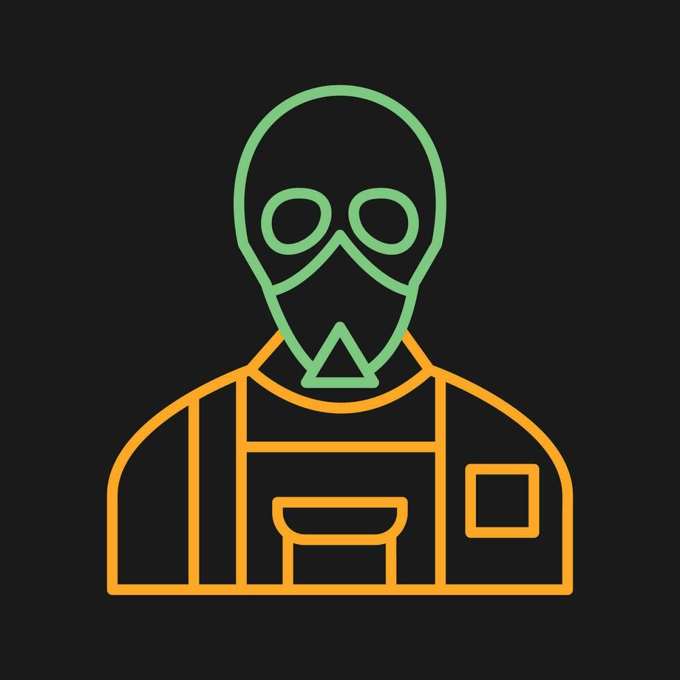 Gas Mask Vector Icon