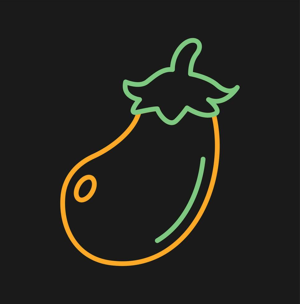 Eggplant Vector Icon