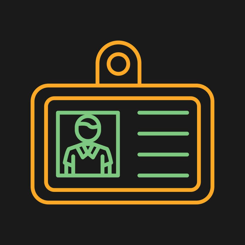 Staff Card Vector Icon