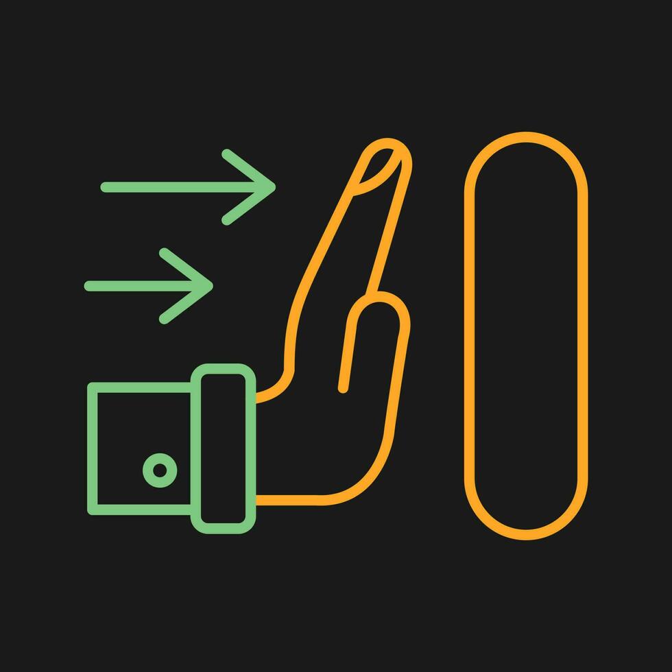 Push Vector Icon
