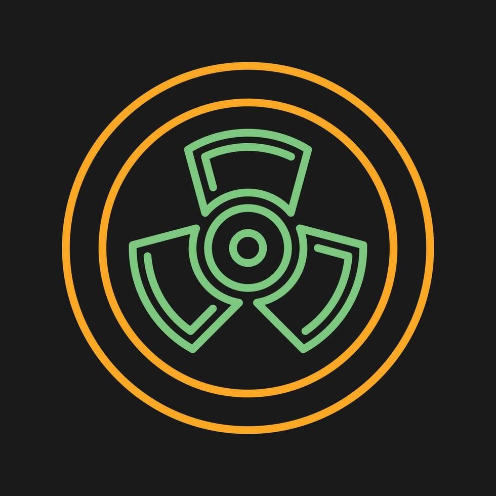 Nuclear Vector Icon