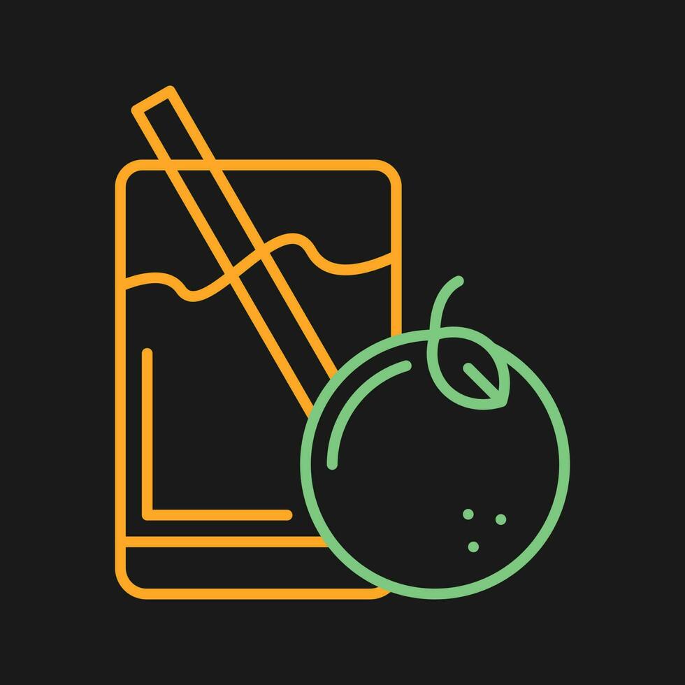 icono de vector de jugo