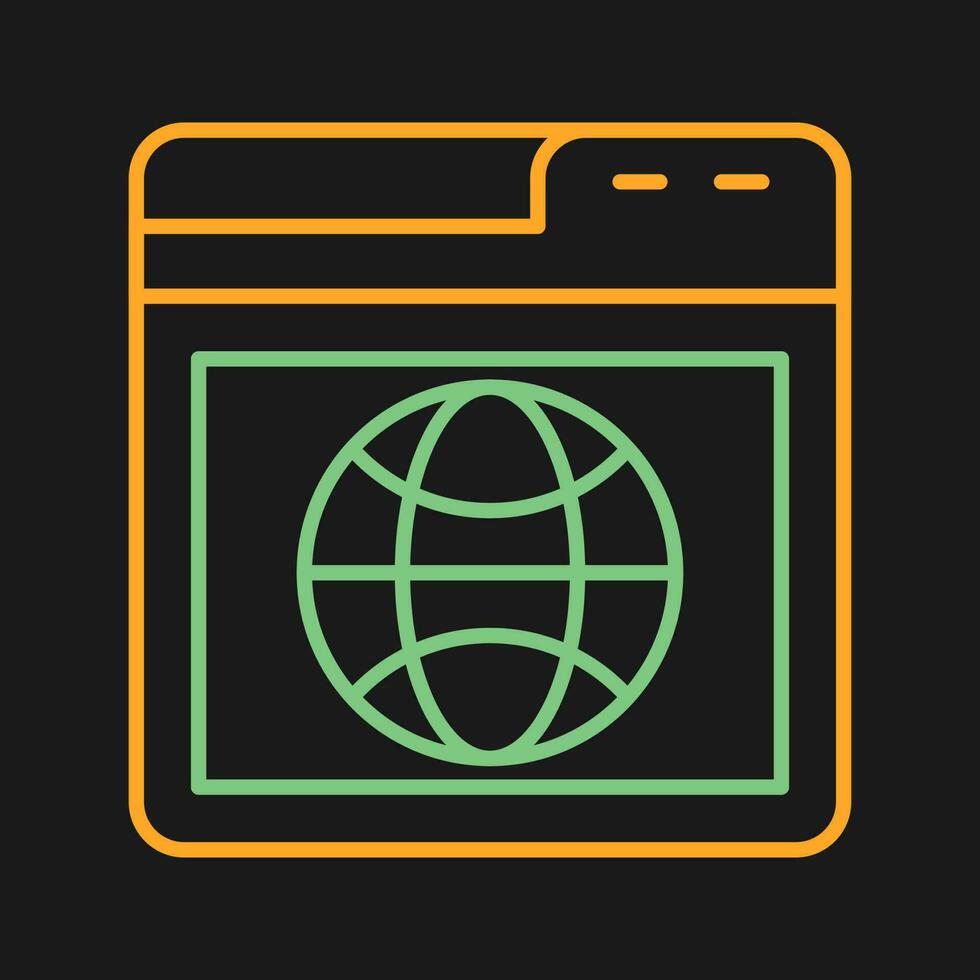 Web Browser Vector Icon
