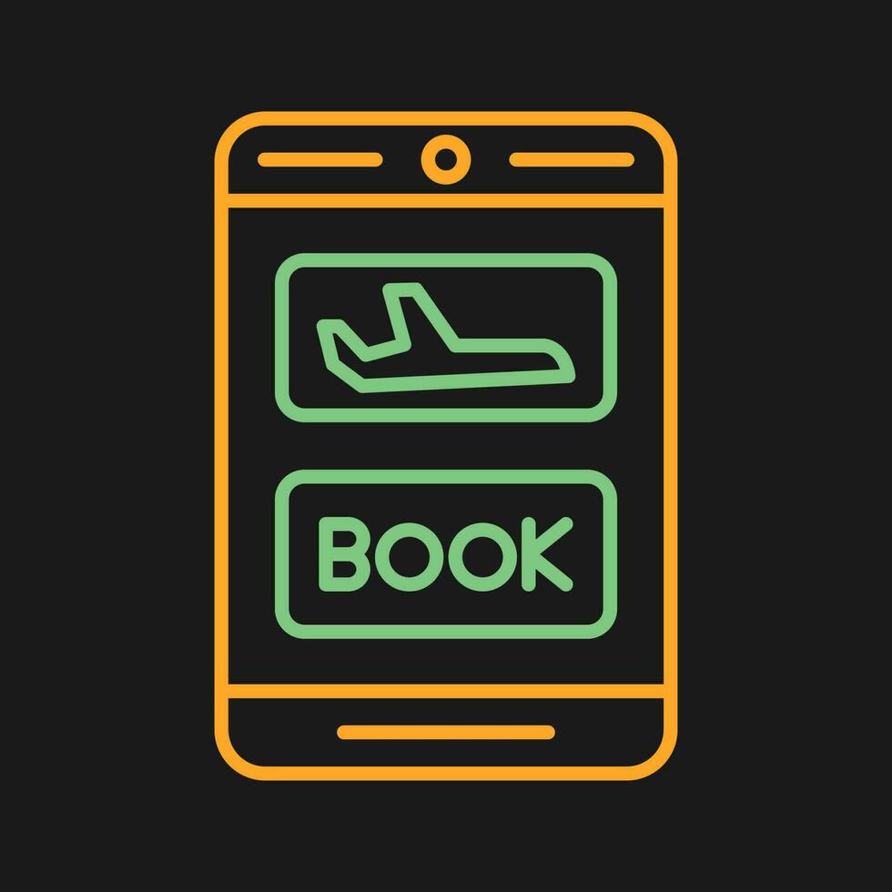 Online Booking Vector Icon