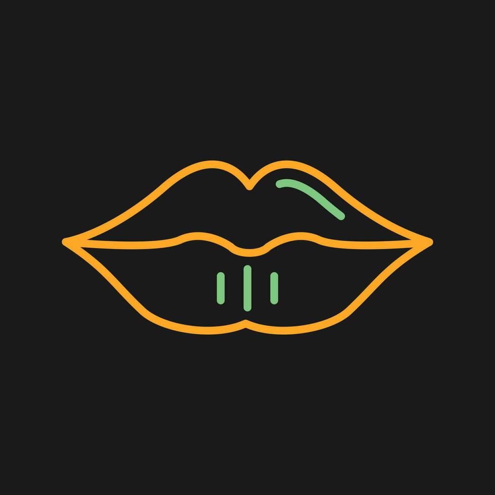 Lips Vector Icon