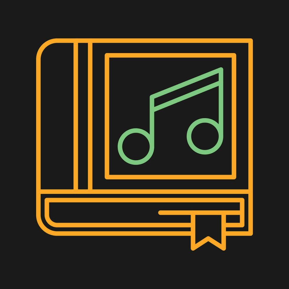 Music Book Vector Icon