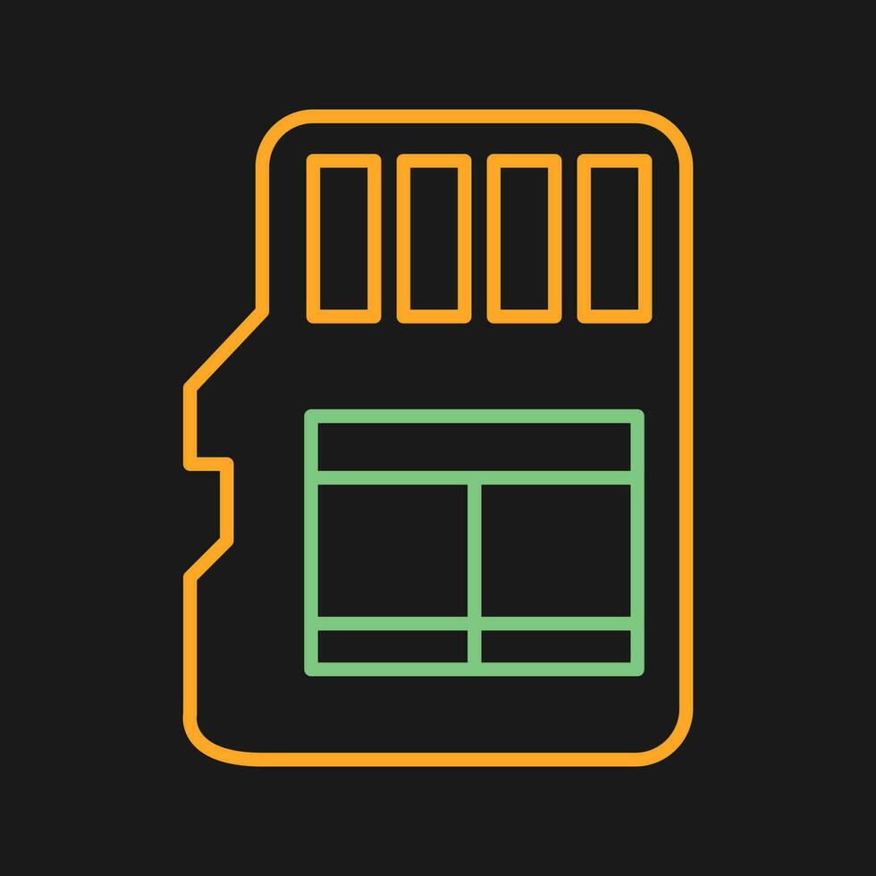 Memory Card Vector Icon