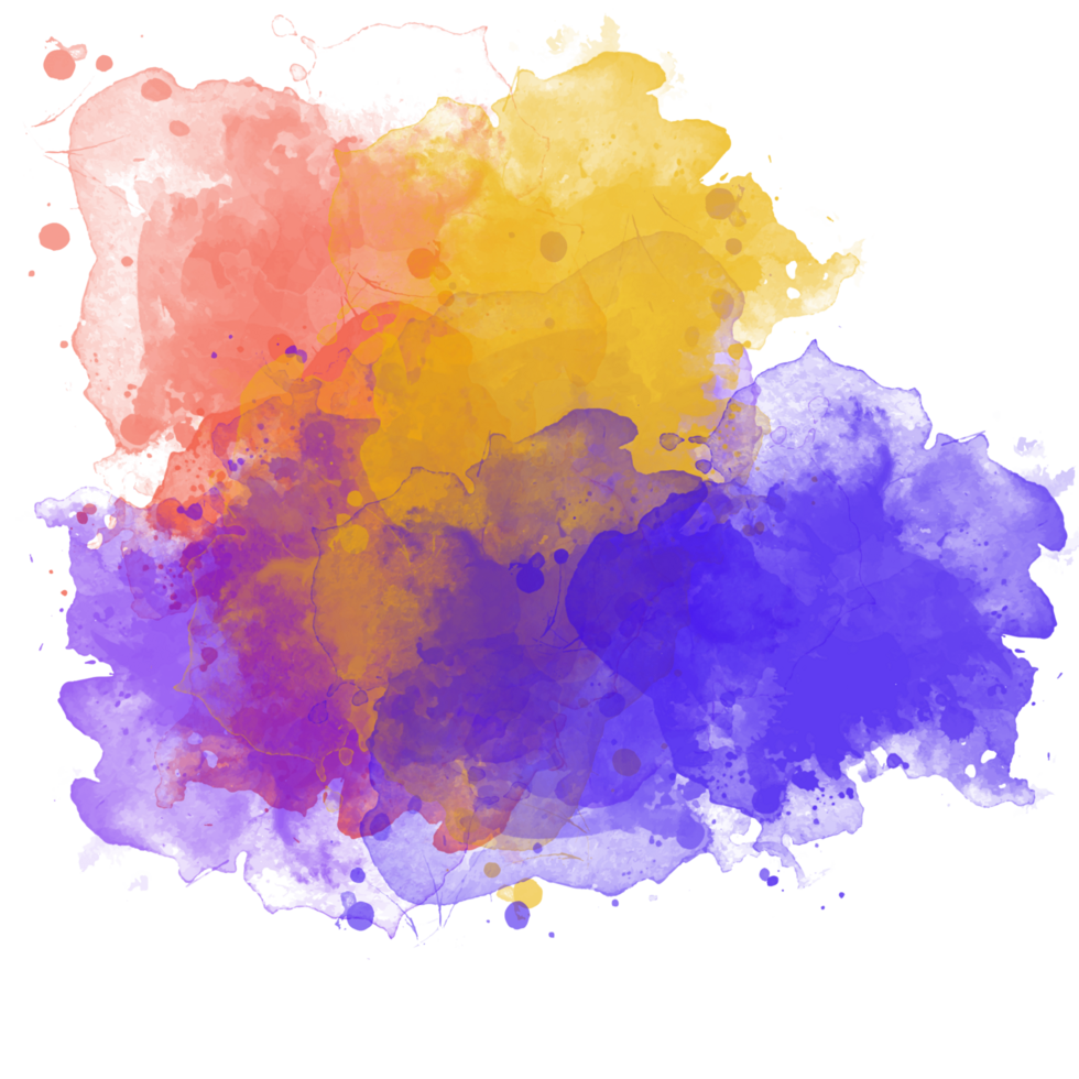 abstrakt bunt Aquarell Schlaganfall Hintergrund png