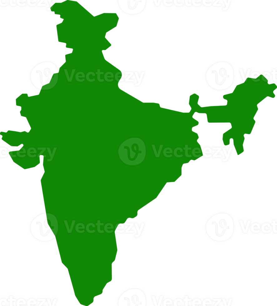 mapa India clipart png