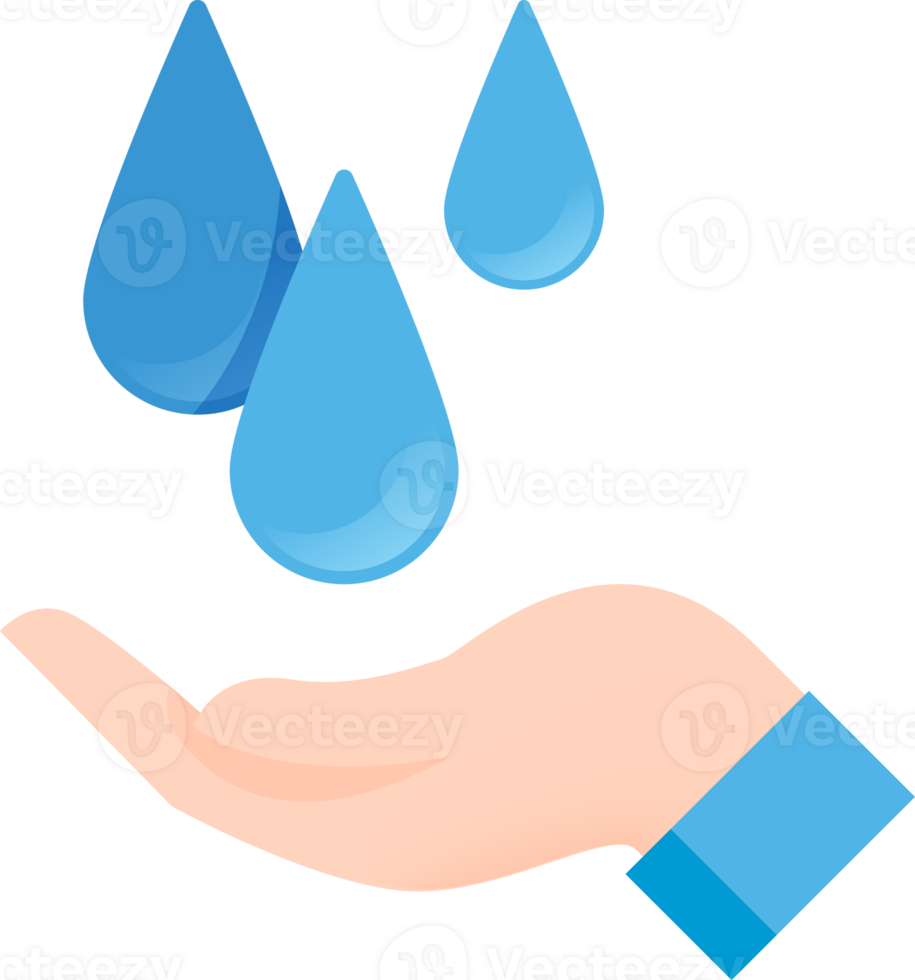 Energy Saving water power flat icon png