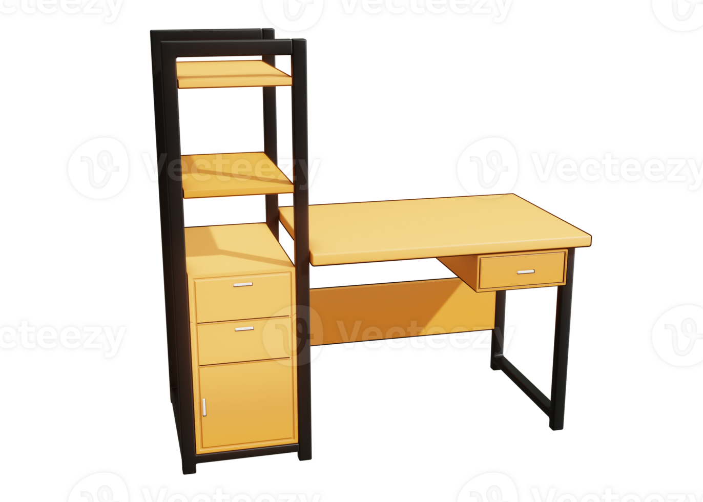 3d office desk icon png