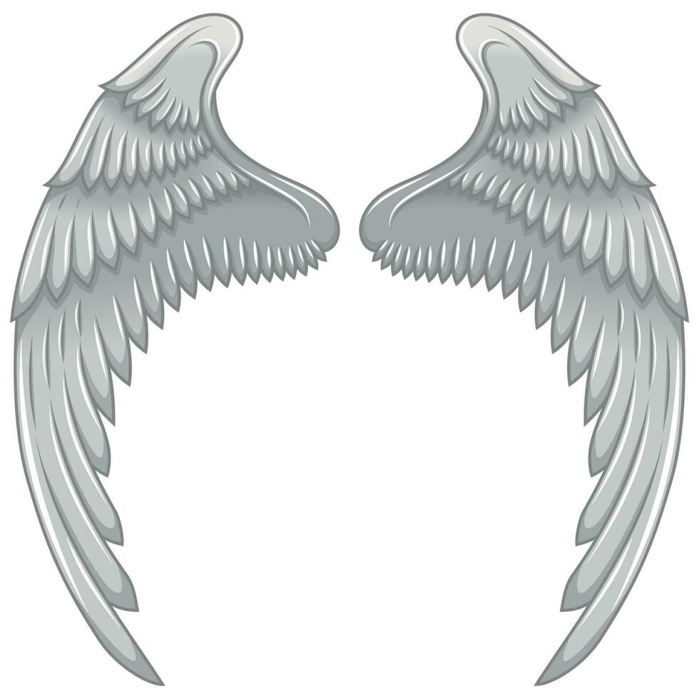 Angel wings vector design