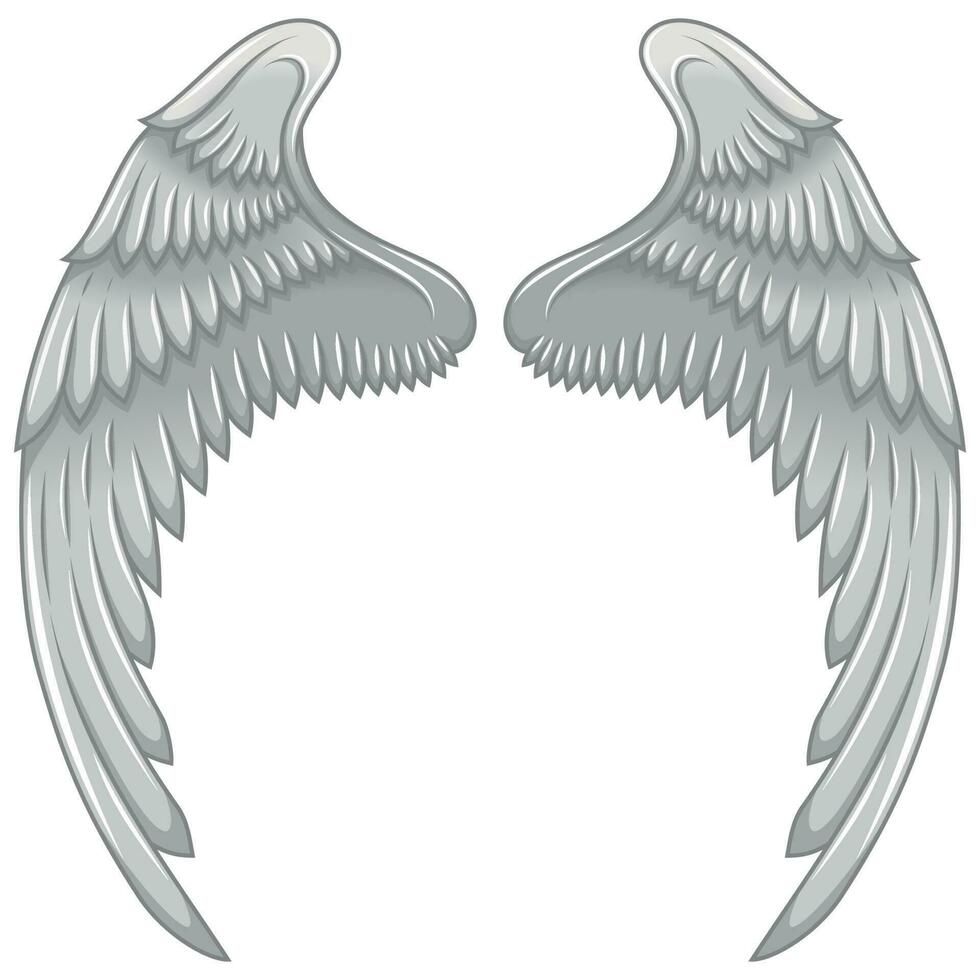 Angel wings vector design