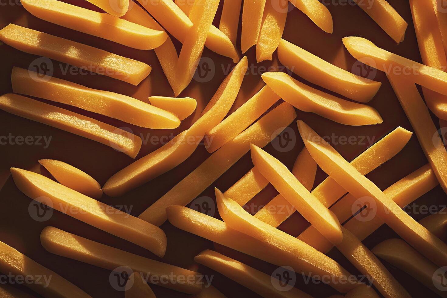 French fries. Generative AI photo