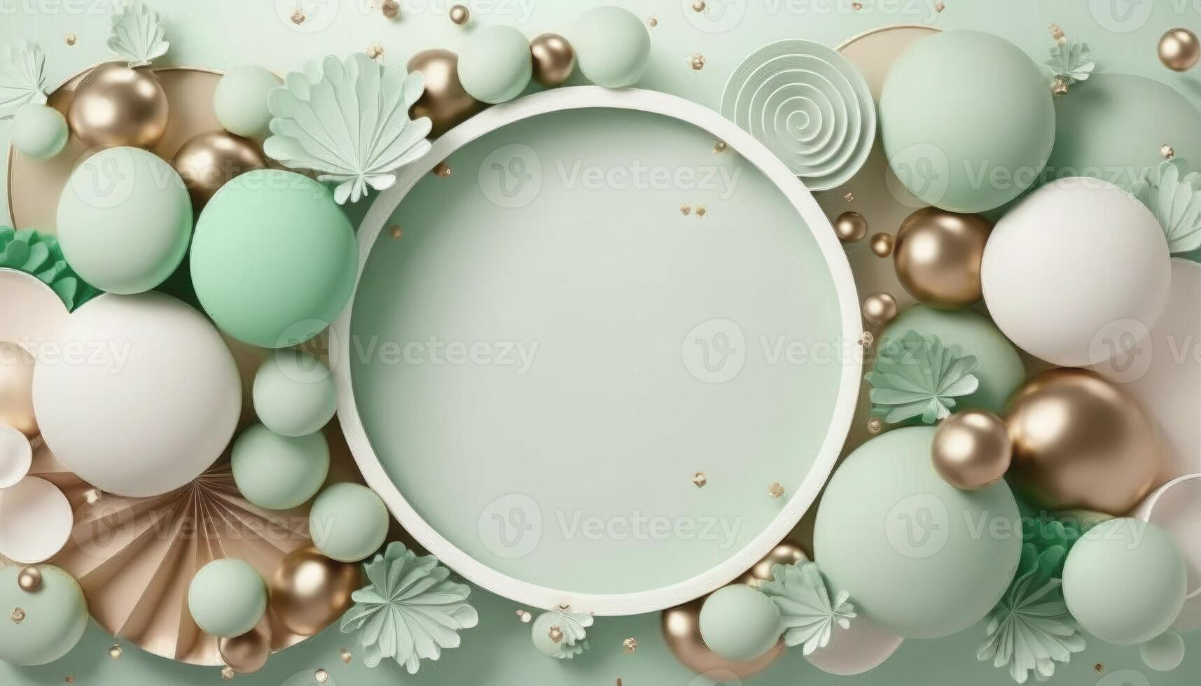 Holiday background with balloons. photo