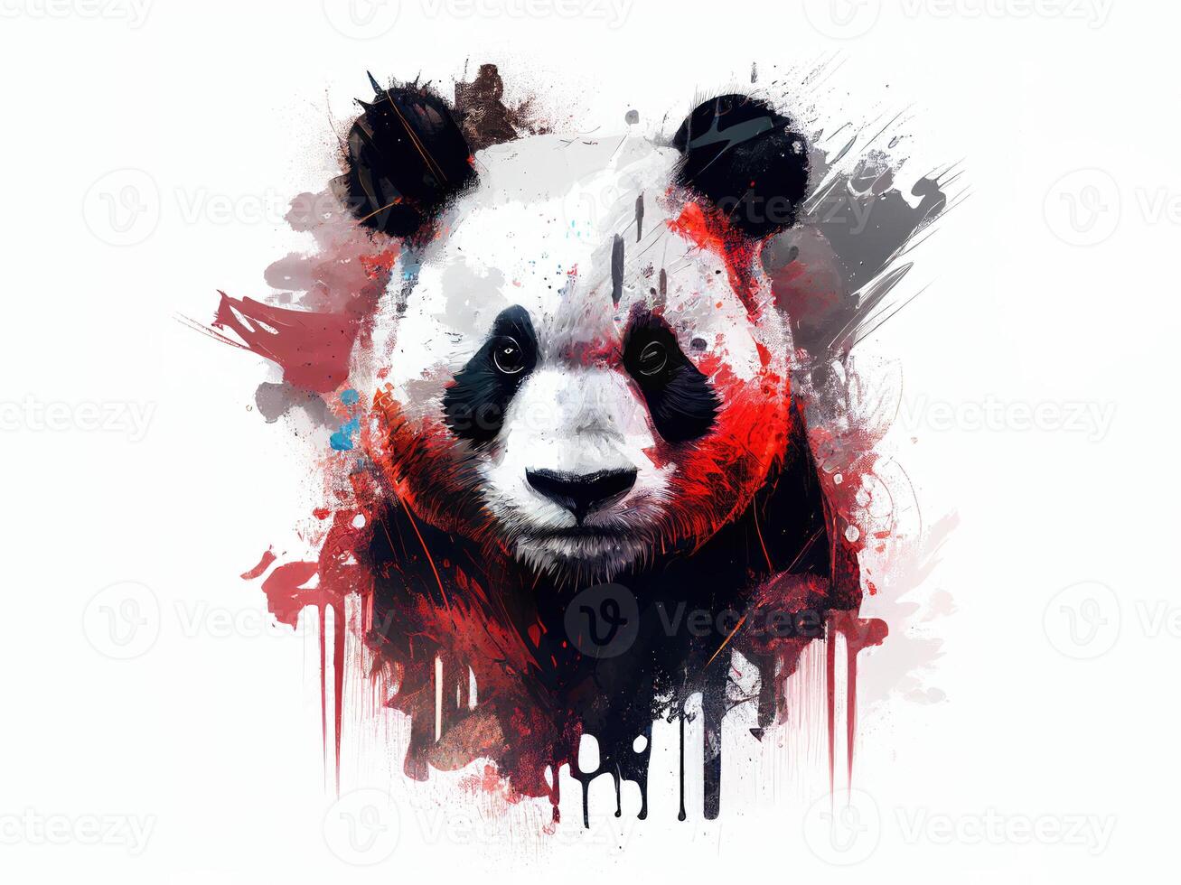 Panda face. aesthetic photo