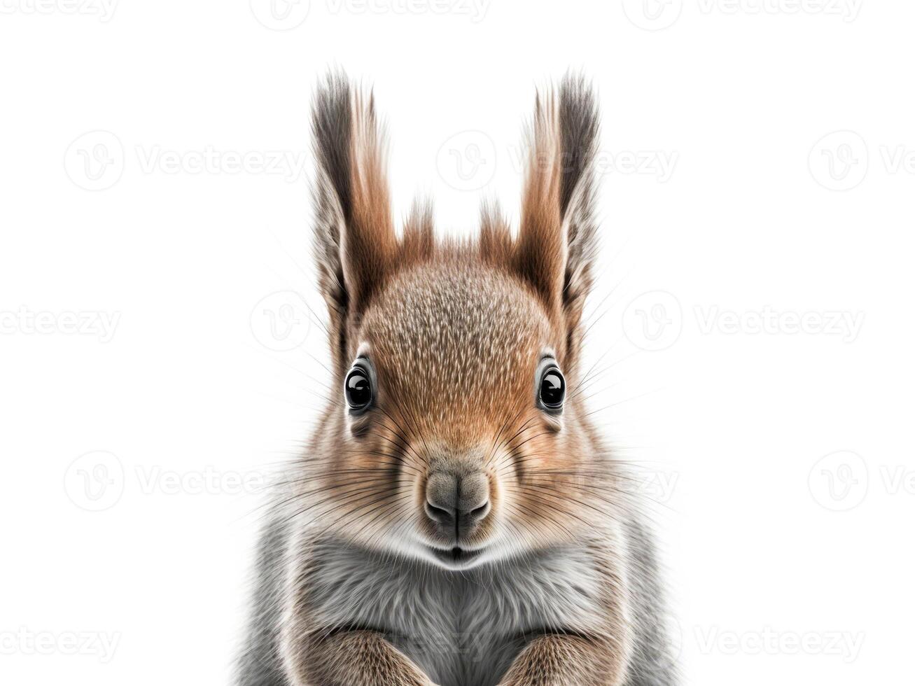 Squirrel portrait. aesthetic photo