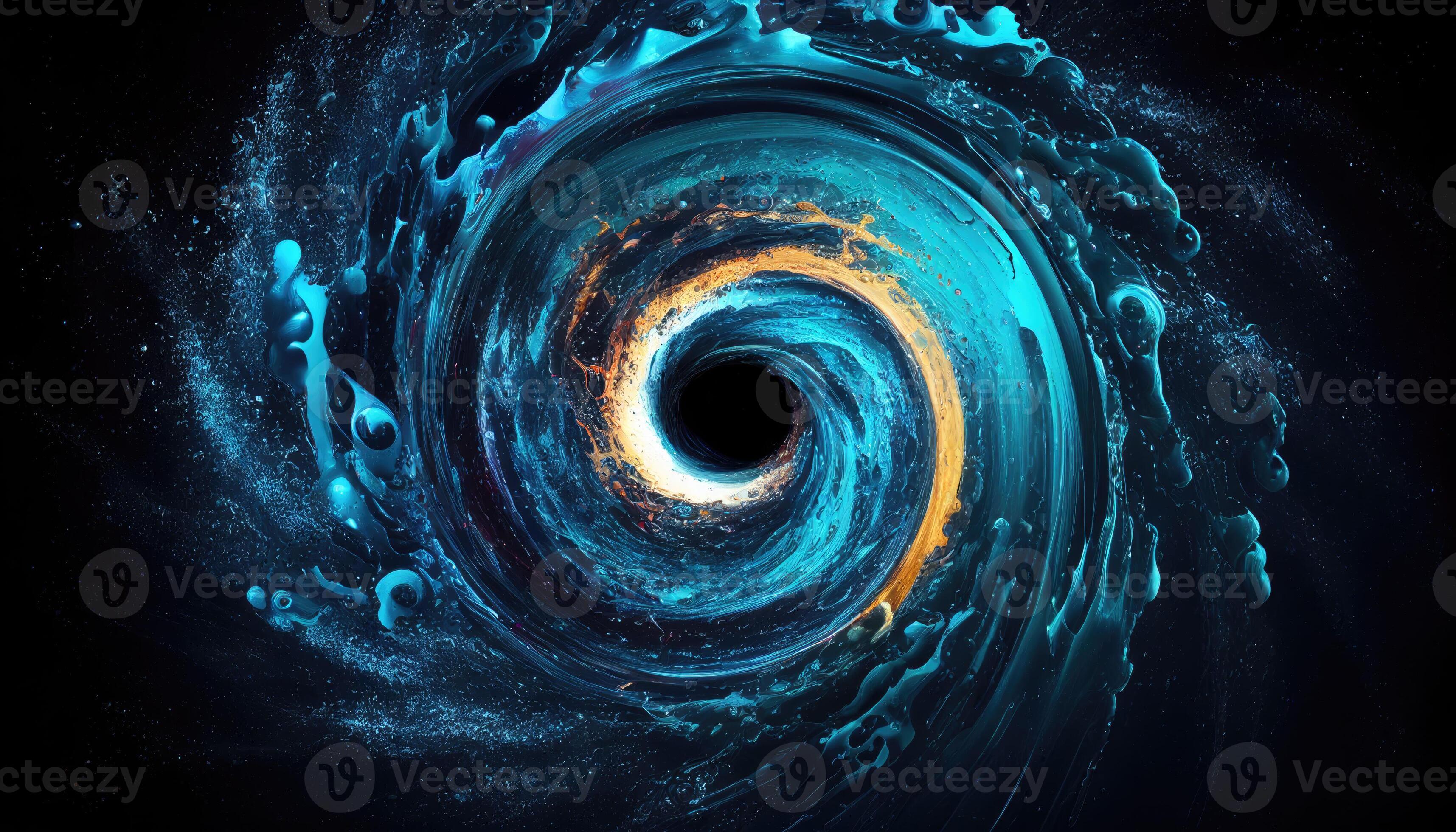 Water vortex or swirl background Stock Illustration