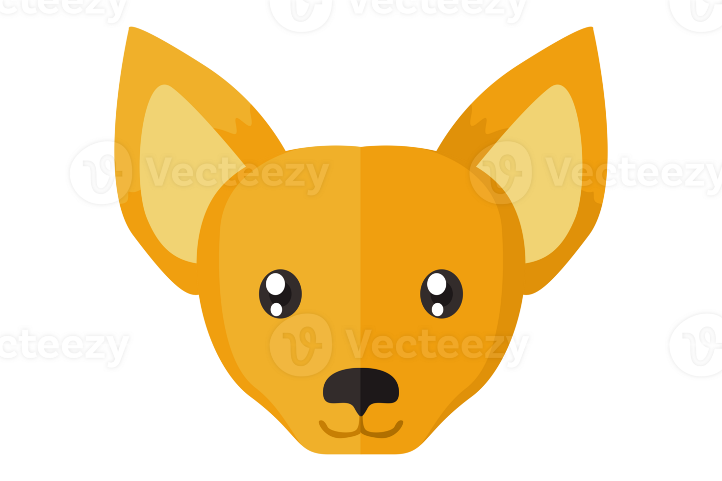 Cute Animal Head - chihuahua dog With Transparent Background 24032801 PNG