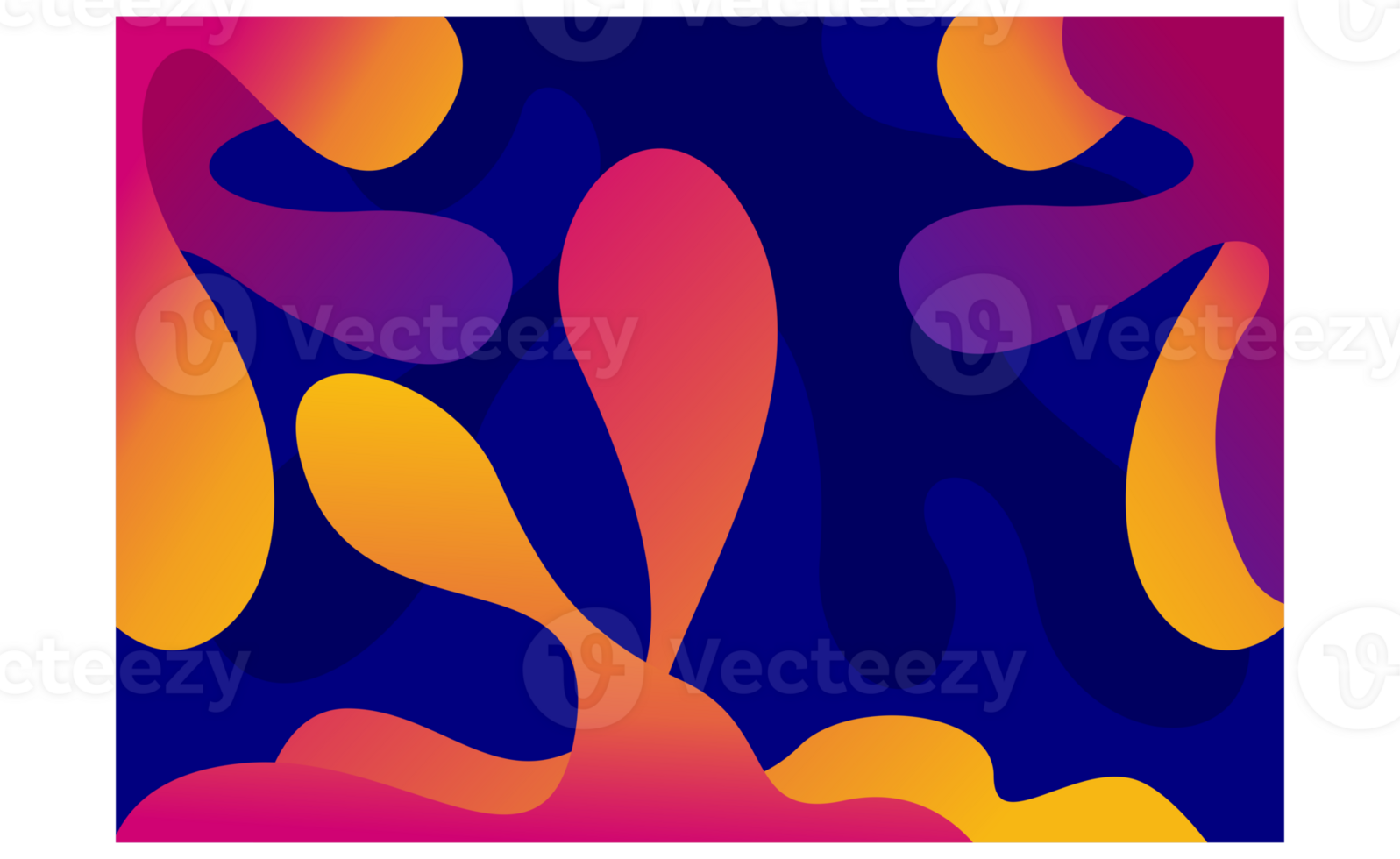 Abstract Squirt and Splash Gradient Fluid Background png