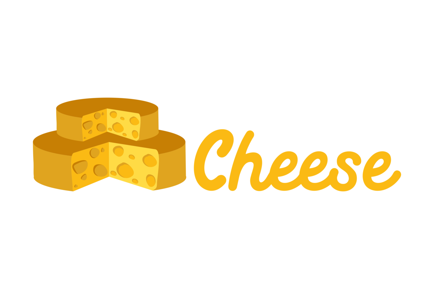 Cheese Logo Icon With Transparent Background png