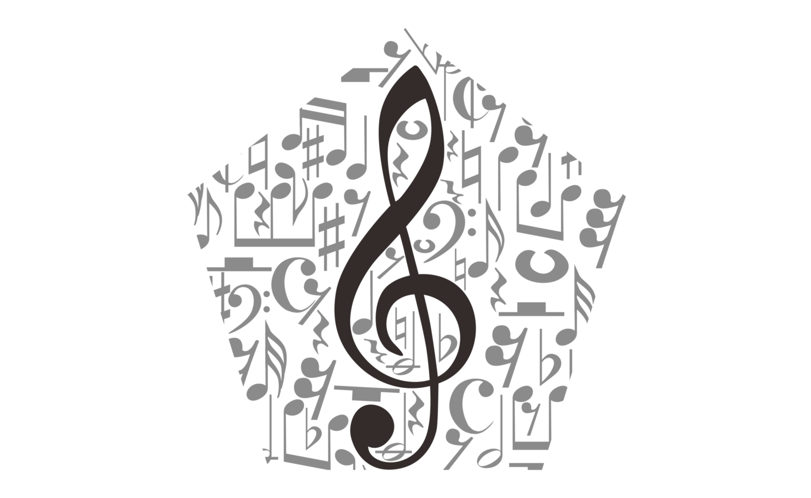 Music Tones  with transparent background png