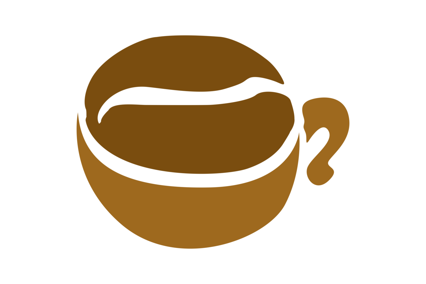 Coffee Bean Logo On Transparent Background 24033489 PNG coffee-bean-logo-on-transparent-background-24033489-png