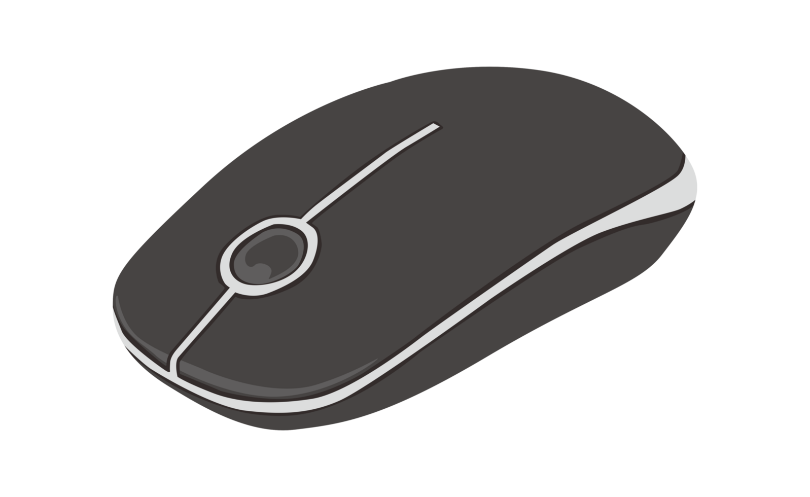 Computer Mouse on a transparent background png