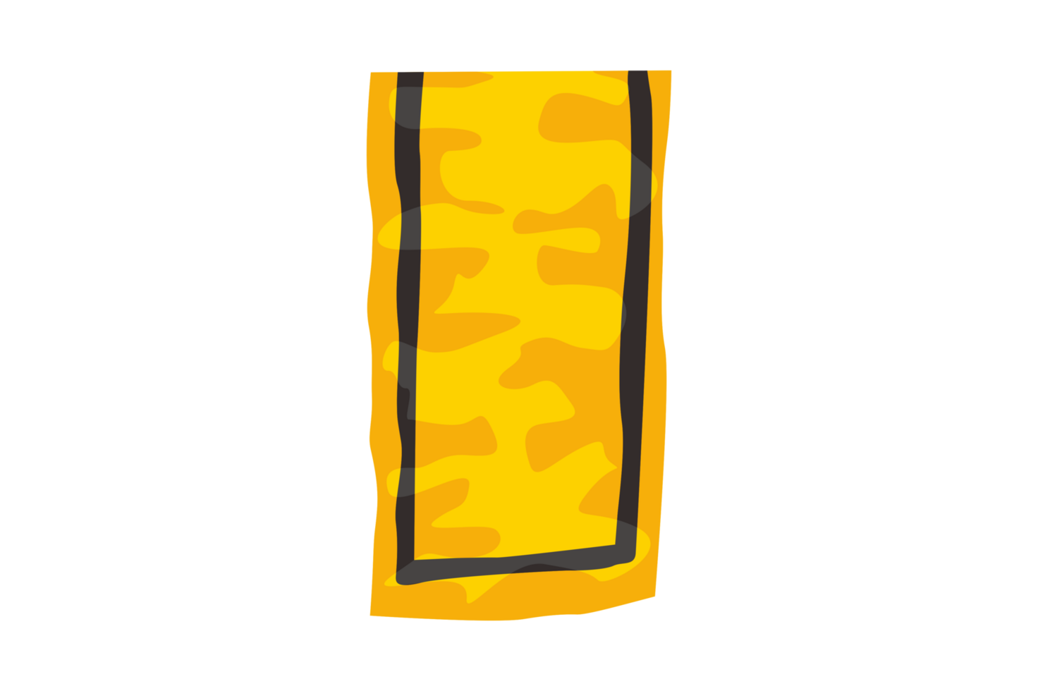 Yellow Hanging Flag With Transparent Background png