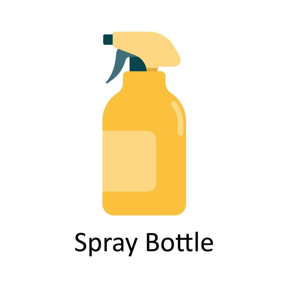 Spray Bottle vector Flat Icon Design illustration. Medical and Healthcare Symbol on White background EPS 10 File