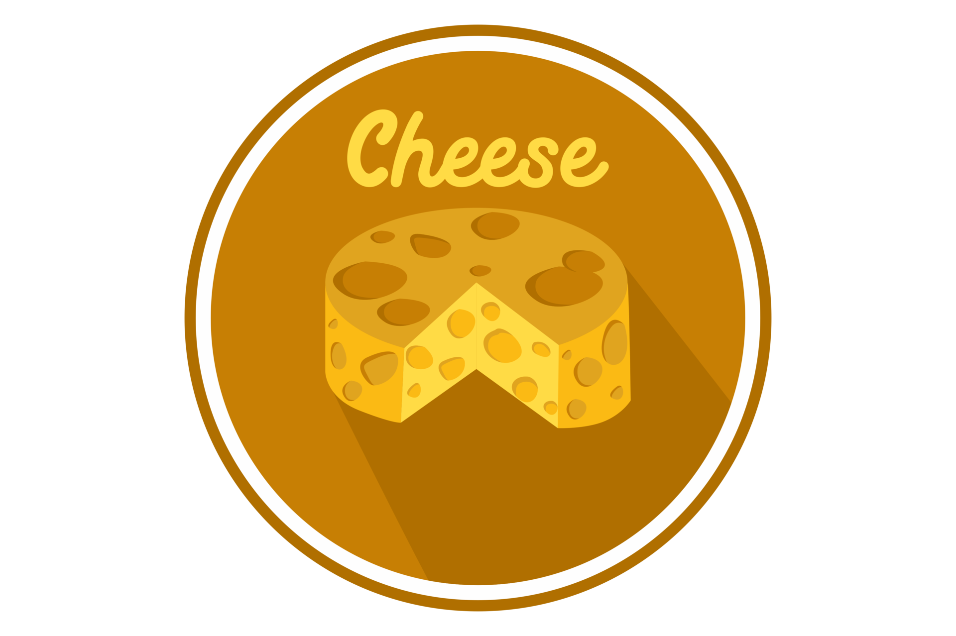 Cheese Logo Icon With Transparent Background 24033891 PNG