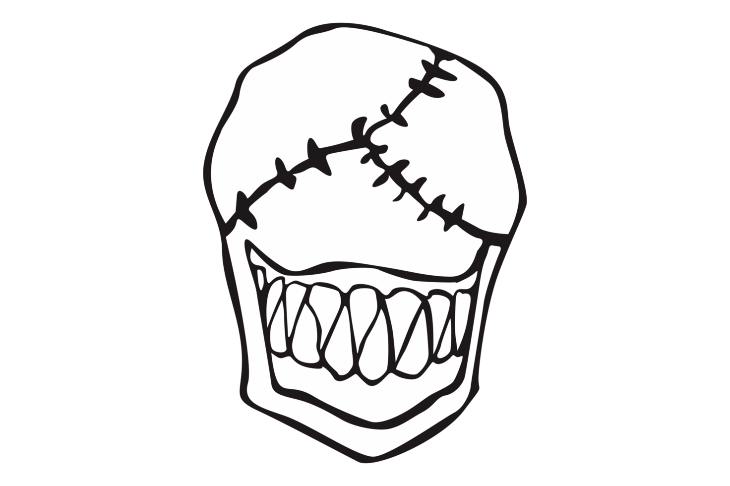 Halloween Smiling Monster Cartoon Character With Transparent Background png