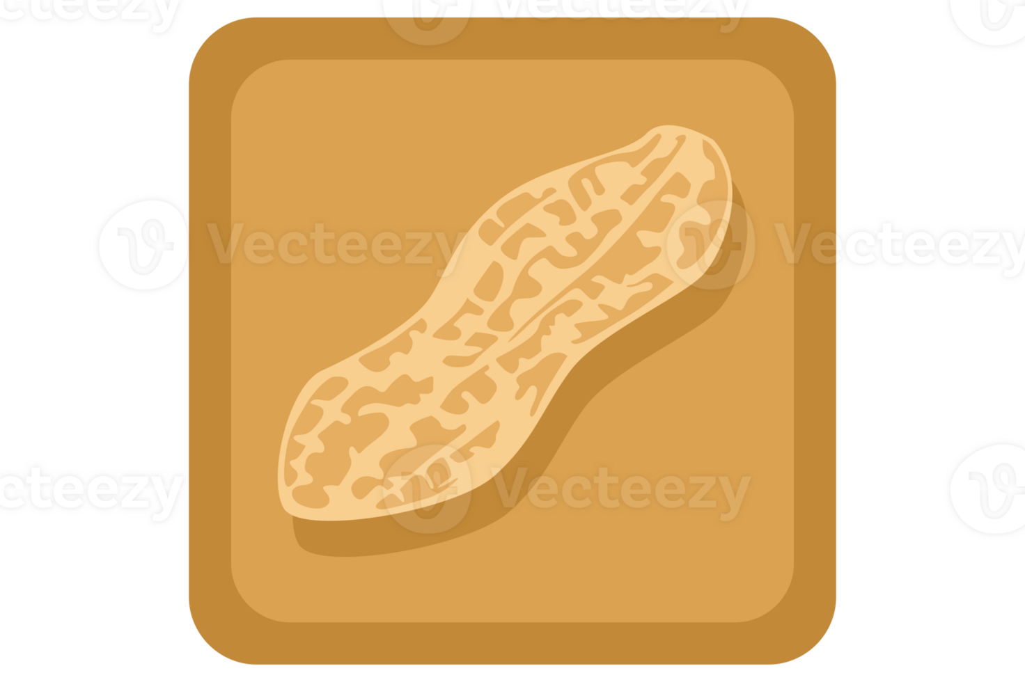 Peanut Logo Icon On Transparent Background png