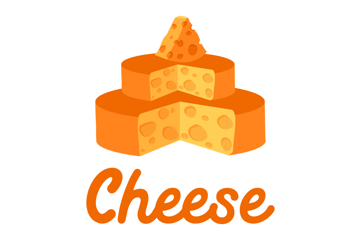 Cheese Logo Icon With Transparent Background png