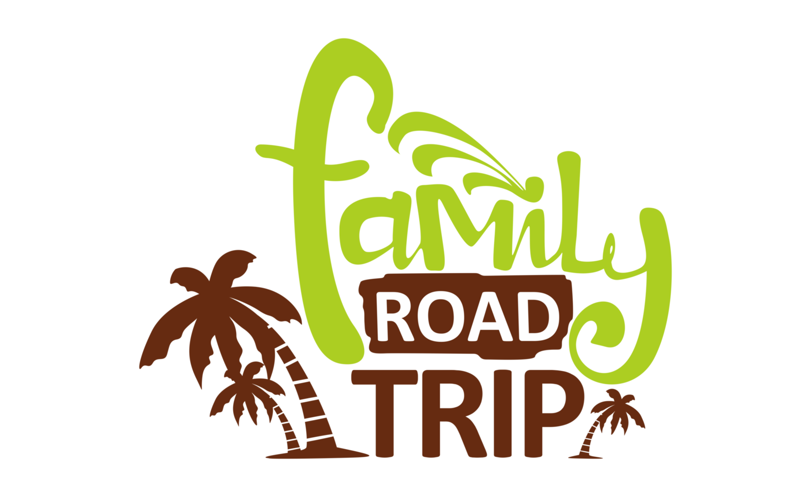 famille citations - famille route voyage - sur transparent Contexte png