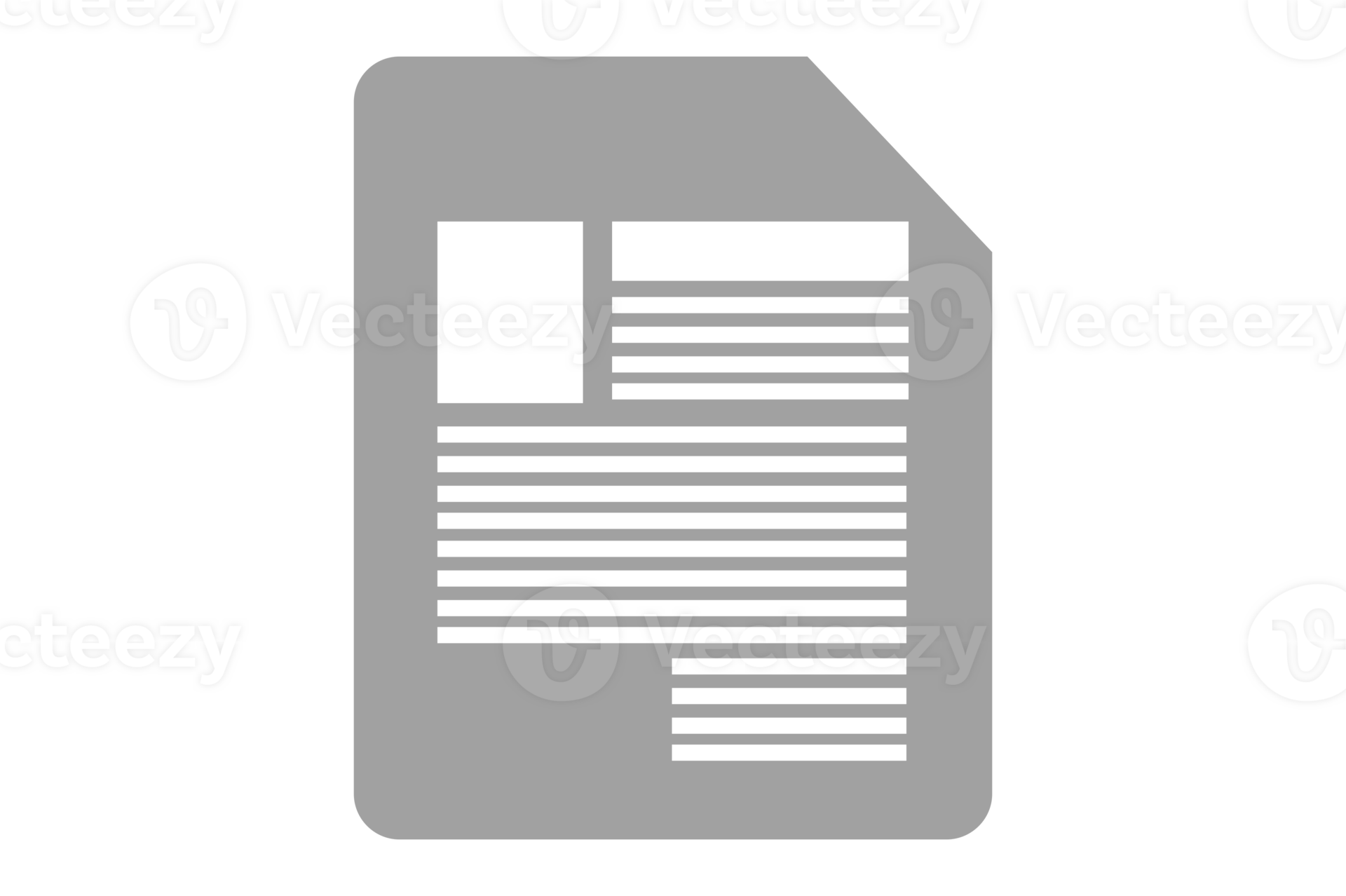 Business icon - Document With transparent Background 24034125 PNG