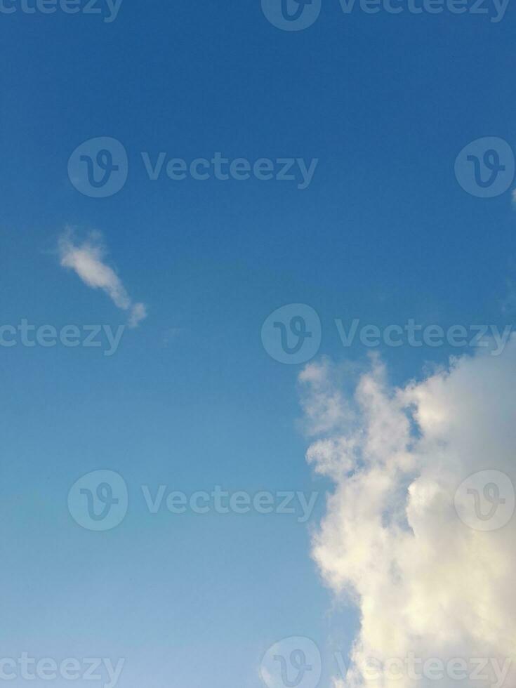 White clouds on the blue sky perfect for the background photo