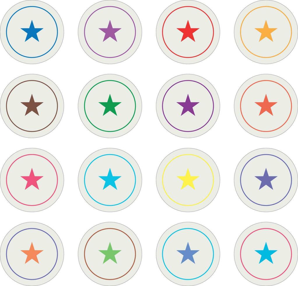Button Set Vector Design Illustration