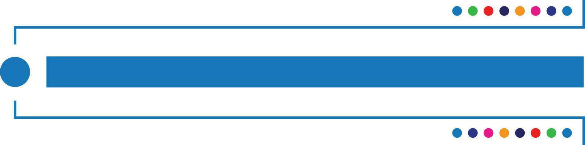 Blue Title Bar Illustration Design vector