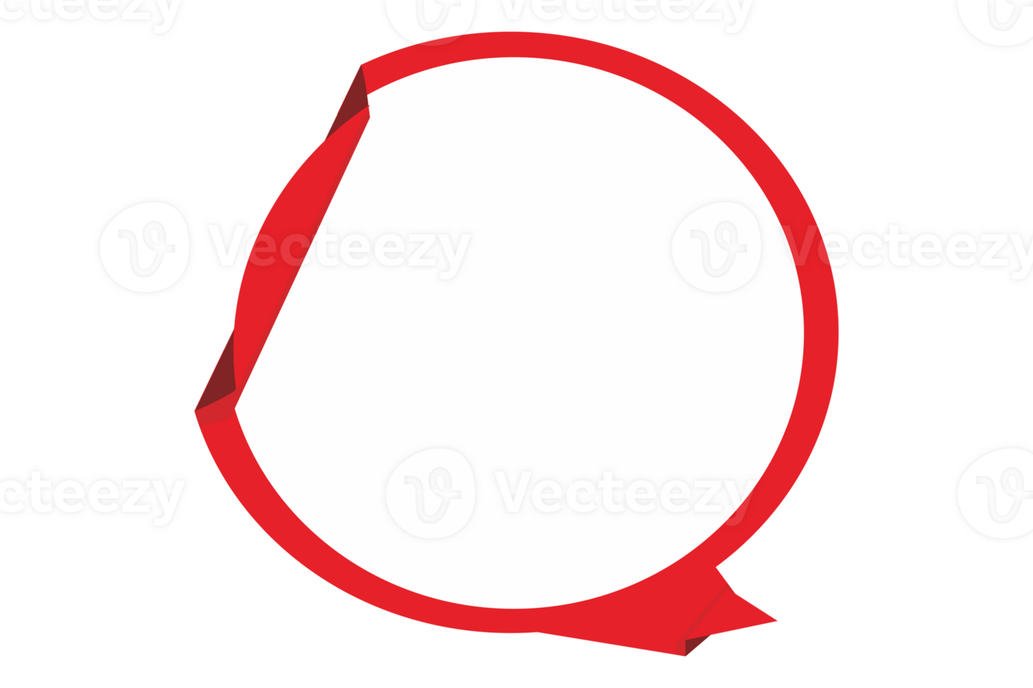 Blank Red Label Tag Sale With Transparent Background png