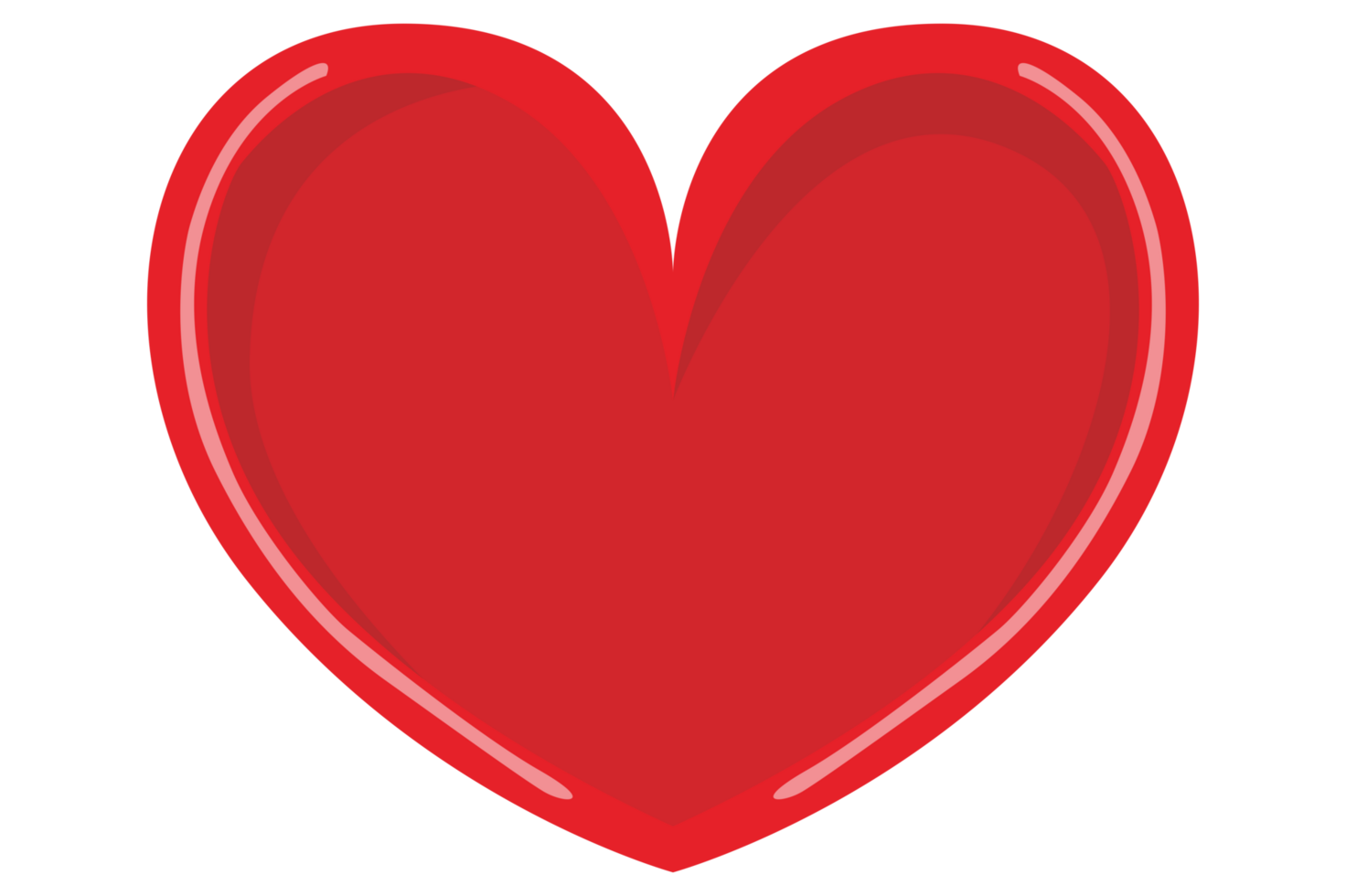 Valentine - Red Love With Transparent Background png