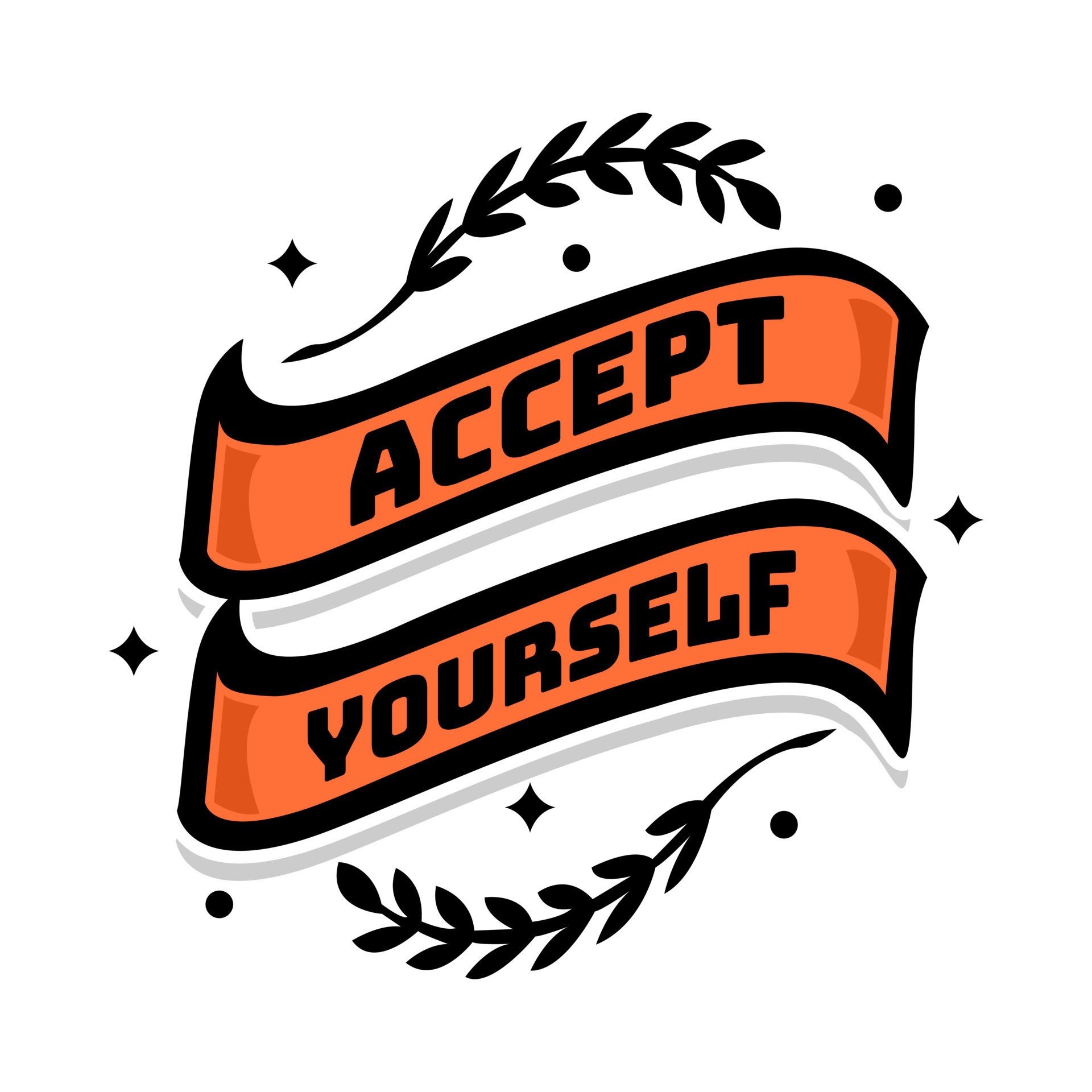 Motivational hand lettering typography quote 24034487 Vector Art at