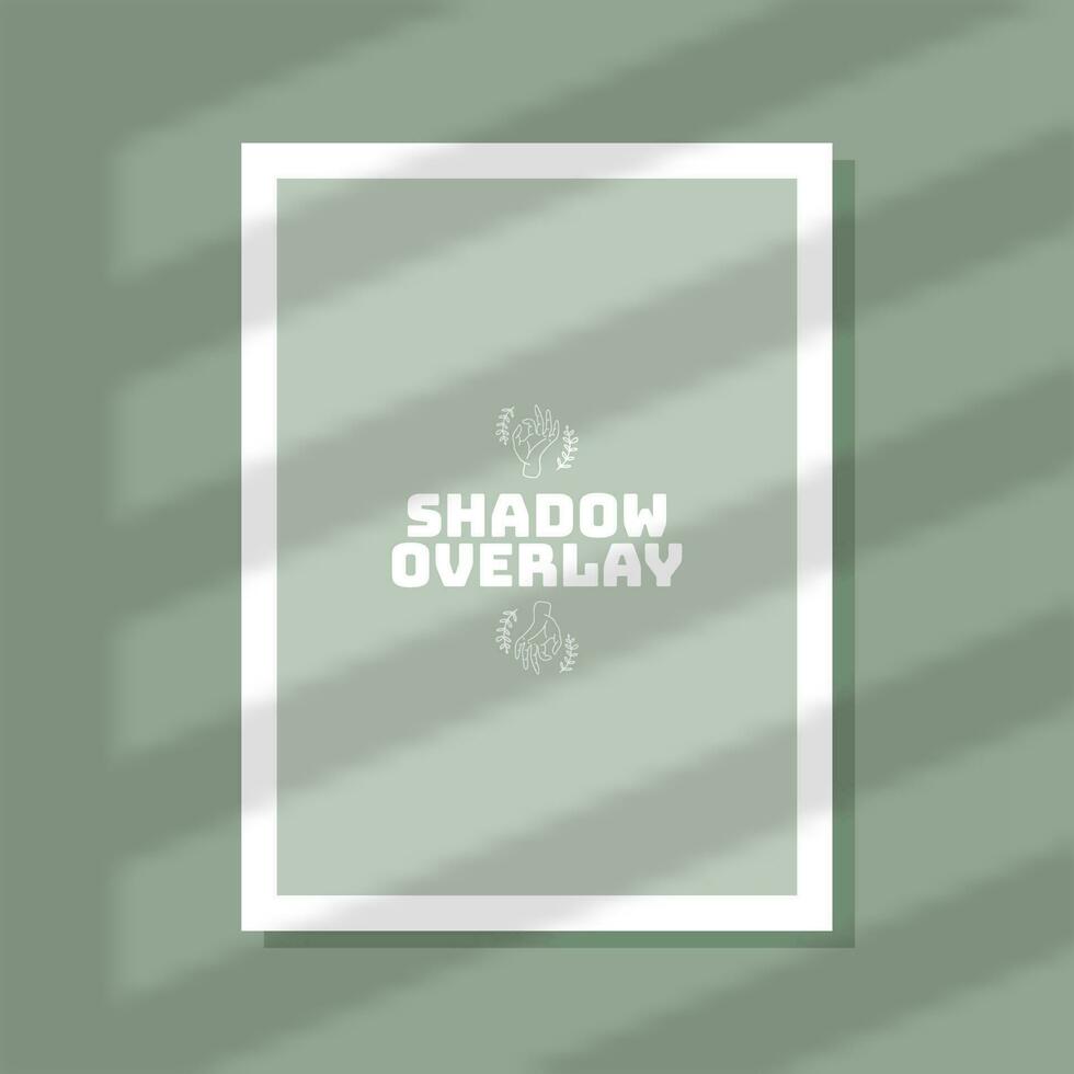 Paper with shadow overlay effect vector