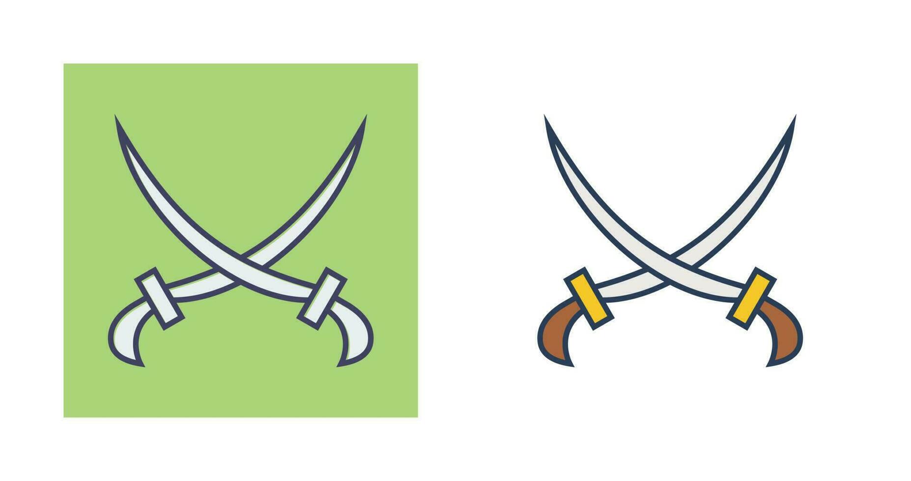 Two Swords Vector Icon