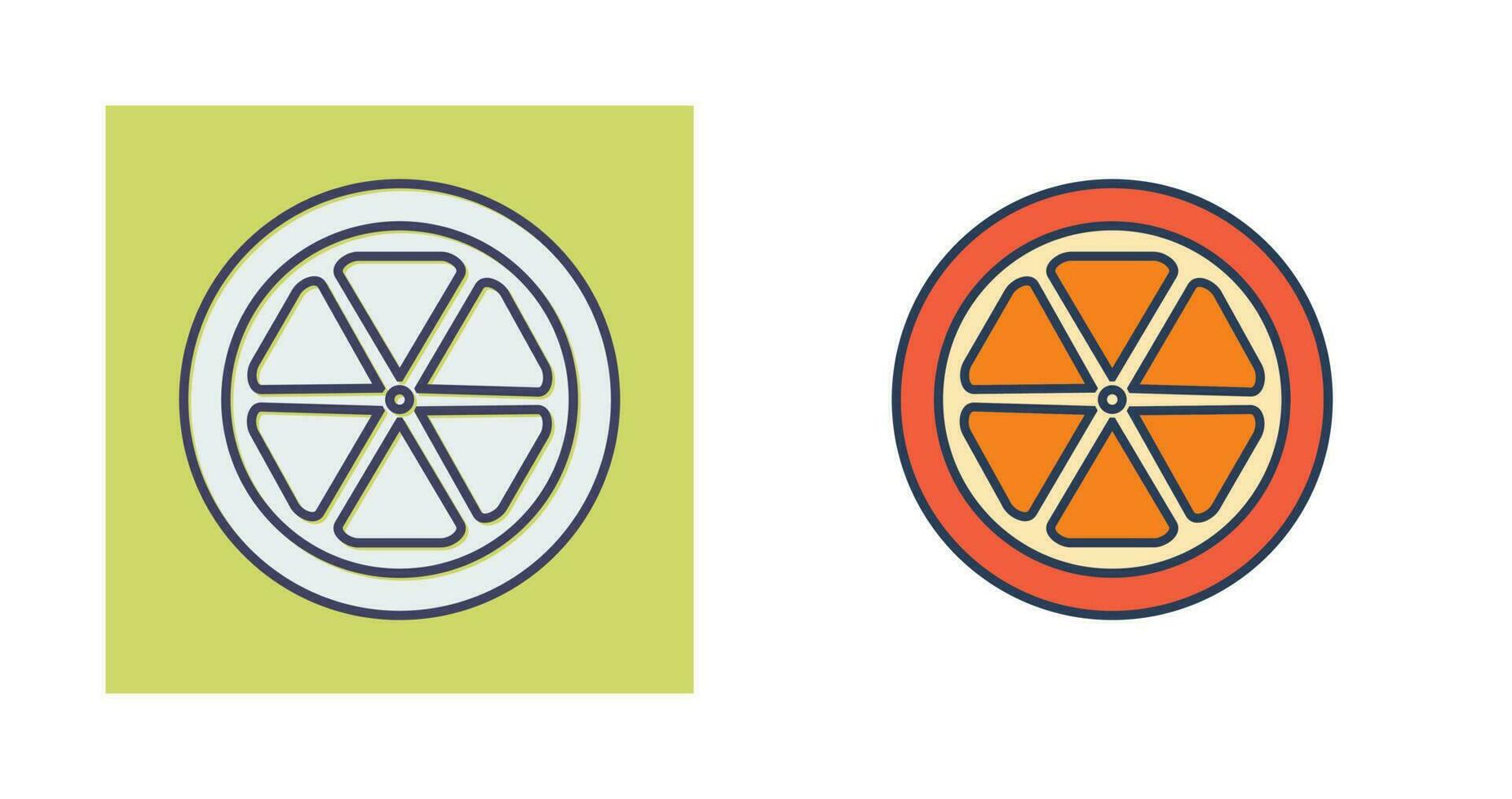Orange slice Vector Icon