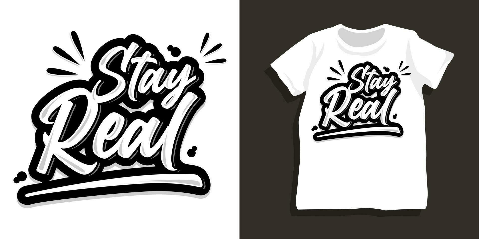 Motivational lettering typography t shirt design vector