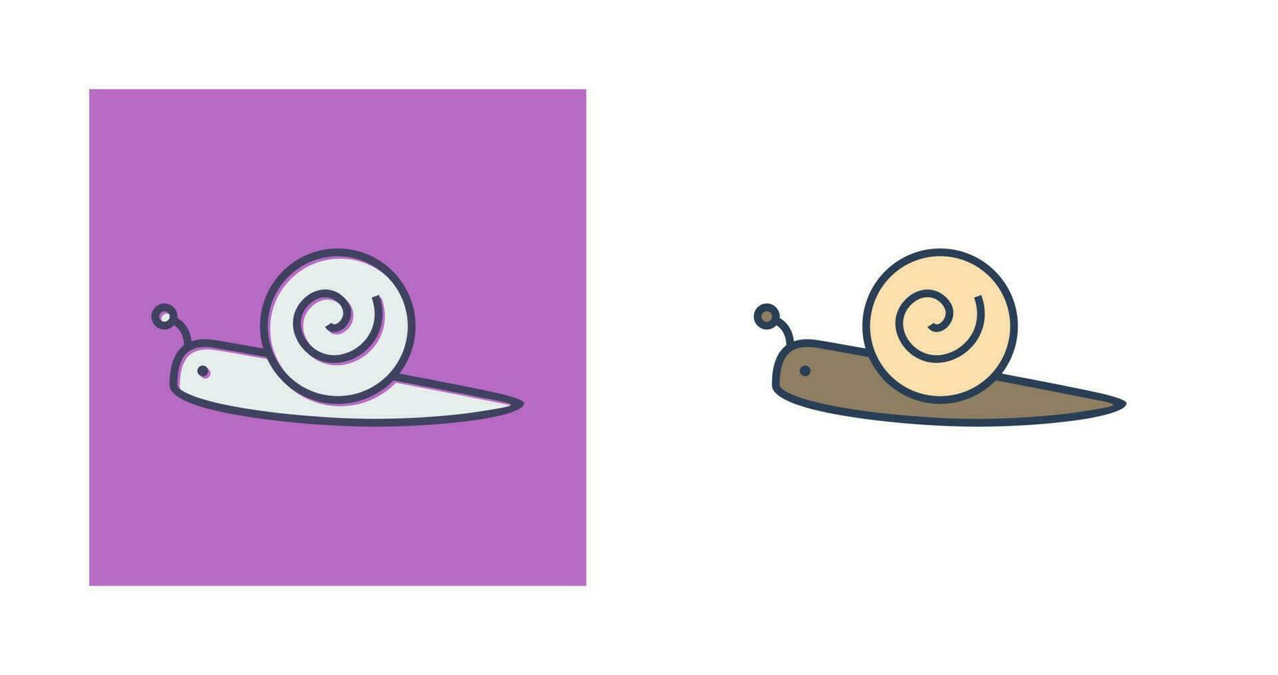 icono de vector de caracol