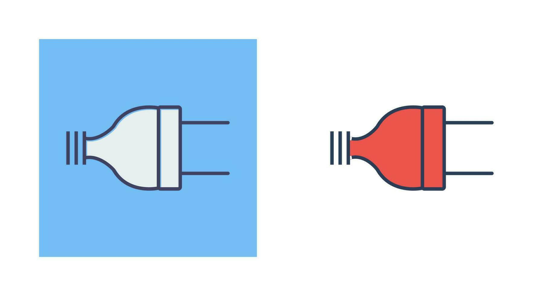 icono de vector de enchufe eléctrico