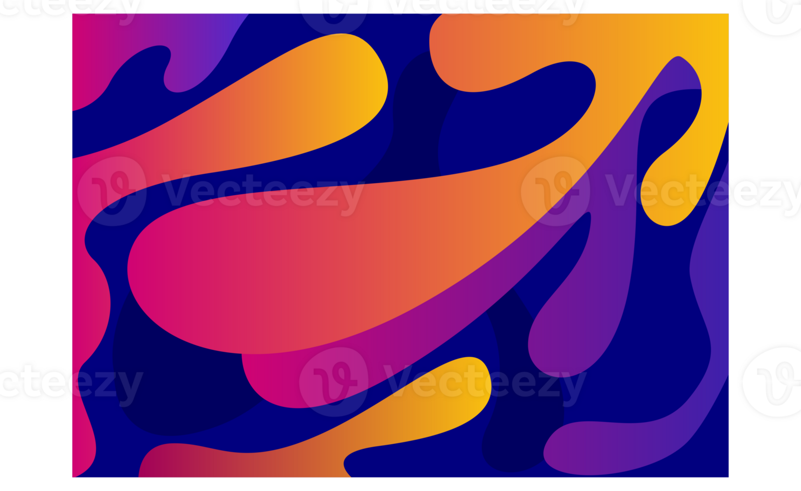 Abstract Squirt and Splash Gradient Fluid Background png